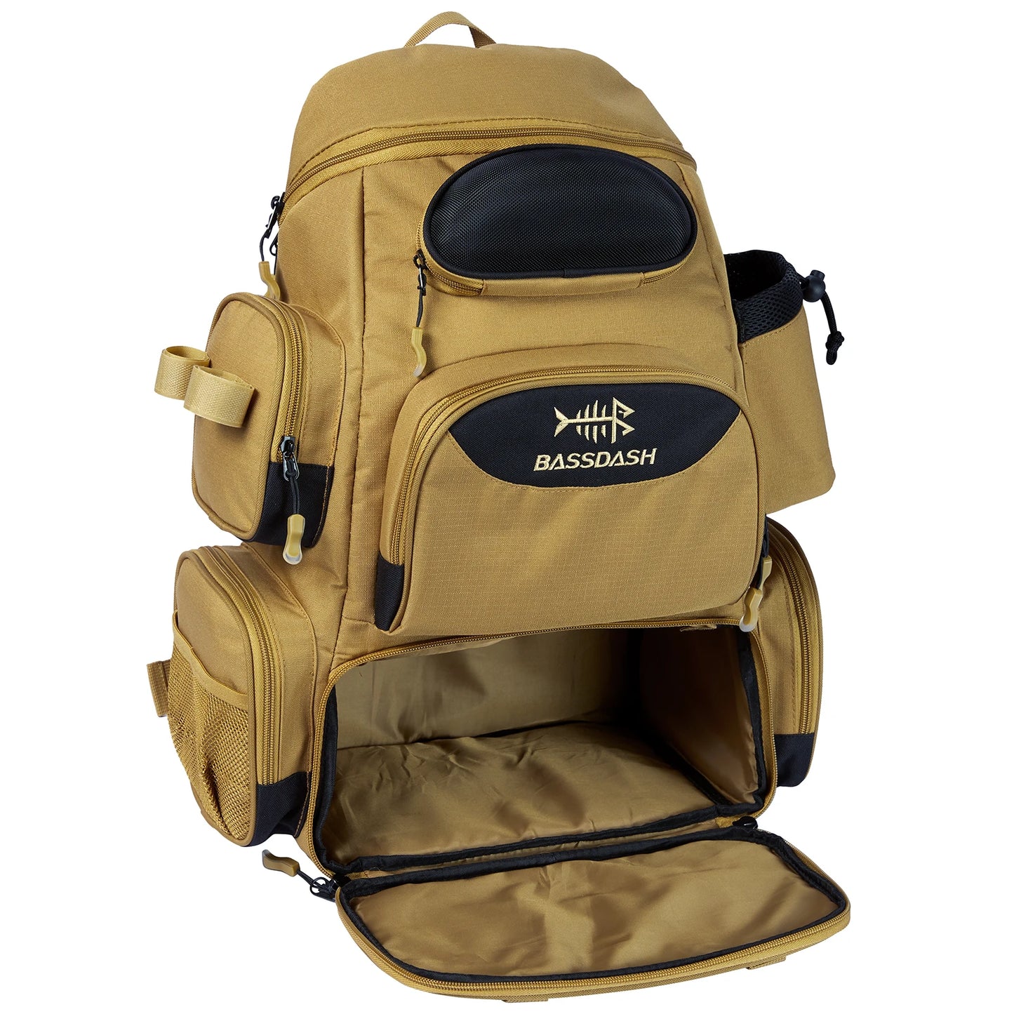 Tactical Fishing Backpack with Tackle Box Storage