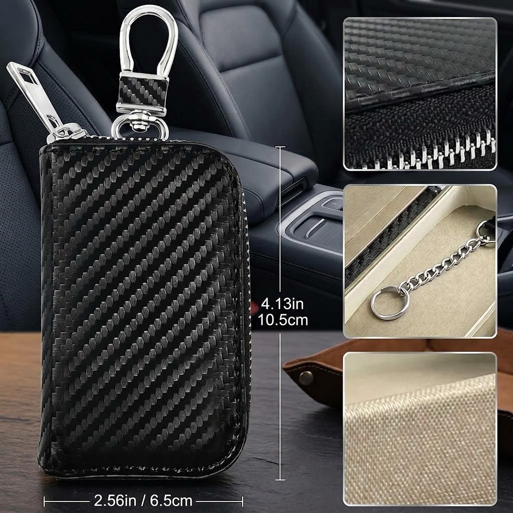 Premium Signal-Blocking Anti-Theft Key Fob Protector