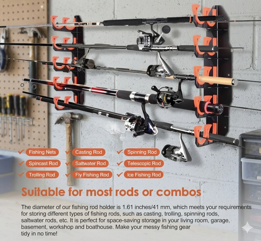 The Pro-Angler Space-Saving Rod Storage System
