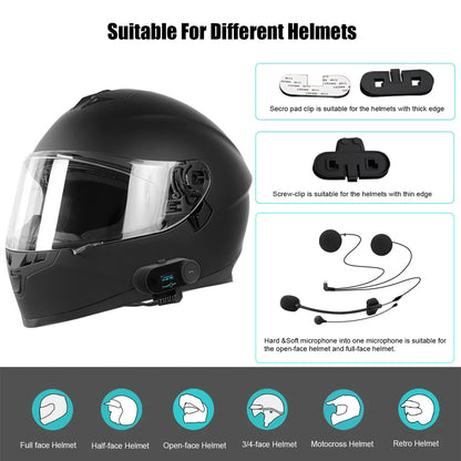 Hands Free Bluetooth Motorcycle Intercom