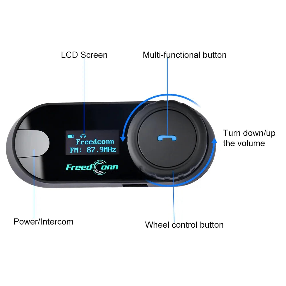 Hands Free Bluetooth Motorcycle Intercom