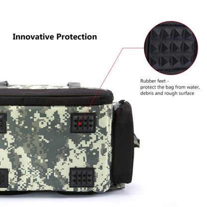 Tactical Fishing Backpack with Tackle Box Storage