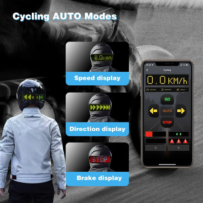 Programmable LED Helmet  Display
