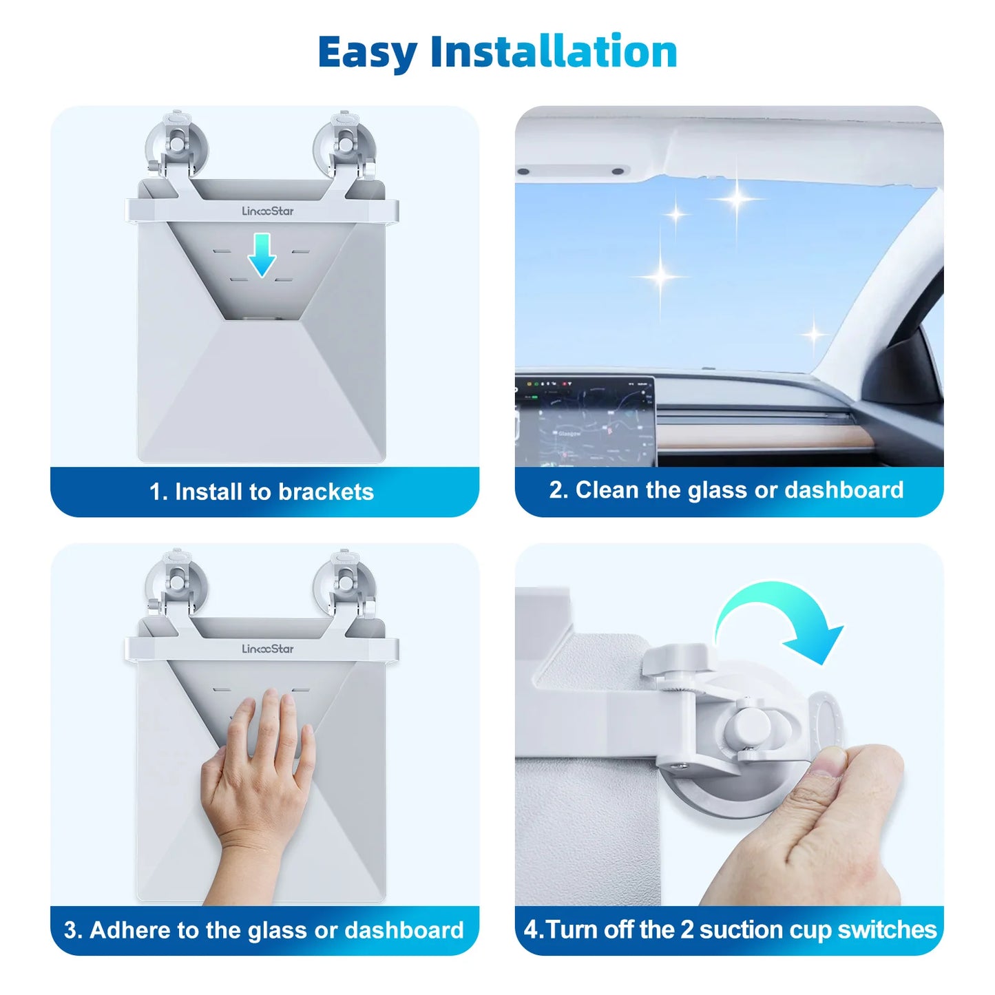 Starlink Mini Sunroof Suction Cup Mount